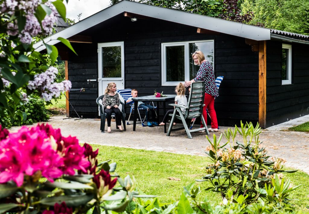 gezellig ontbijten voor het Kasteel